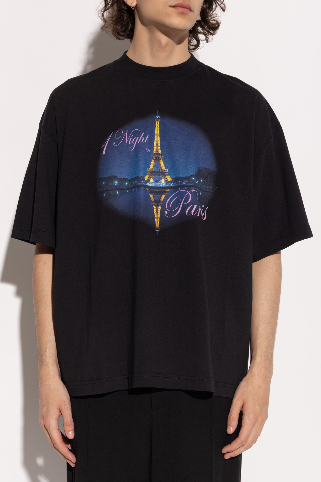 Black T-shirt with print VETEMENTS - Vitkac AS